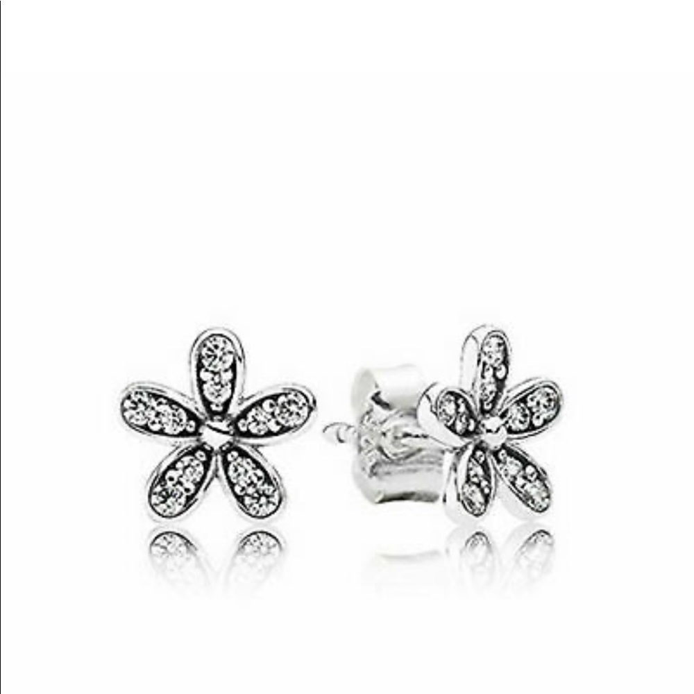 Pandora daisy earrings